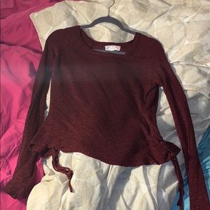 Red pink republic top